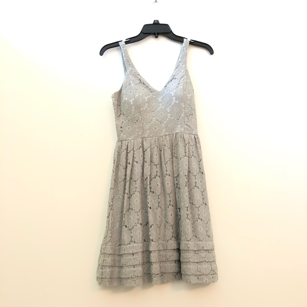 Light sage lace dress